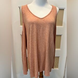 Promesa Women's Peach Long Sleeve Top size L